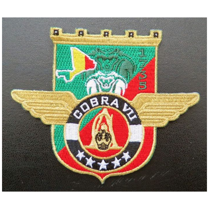 insigne tissé Unité COBRA VII du 17° RGP Barkhane Tchad Mali 2016 