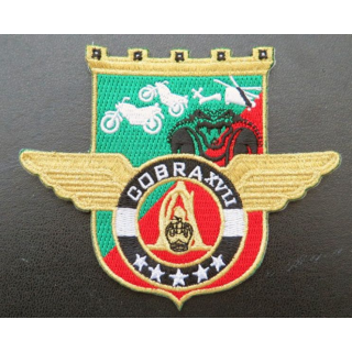 insigne tissé Unité COBRA XVII du 17° RGP Barkhane Mali 2019 doré