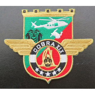 17° RGP : insigne tissé Unité COBRA XIX du 17° RGP Barkhane Mali 2020 doré