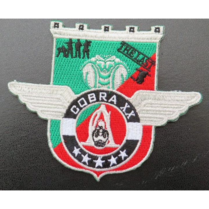  insigne tissé Unité COBRA XX du 17° RGP Barkhane Mali 2020 argenté