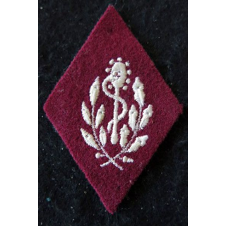 LOSANGE DE BRAS MODÈLE 45 :  auxiliaire sanitaire troupe (variante) du Service de santé des armées