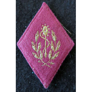 LOSANGE DE BRAS MODÈLE 45 :  auxiliaire sanitaire sous-officier du Service de santé des armées