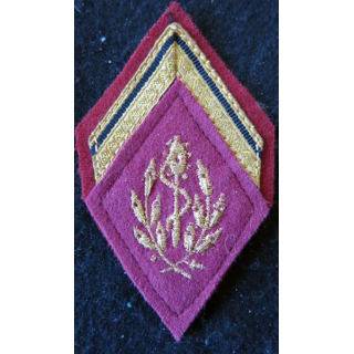 LOSANGE DE BRAS MODÈLE 45 :  auxiliaire sanitaire sergent engagé du Service de santé des armées