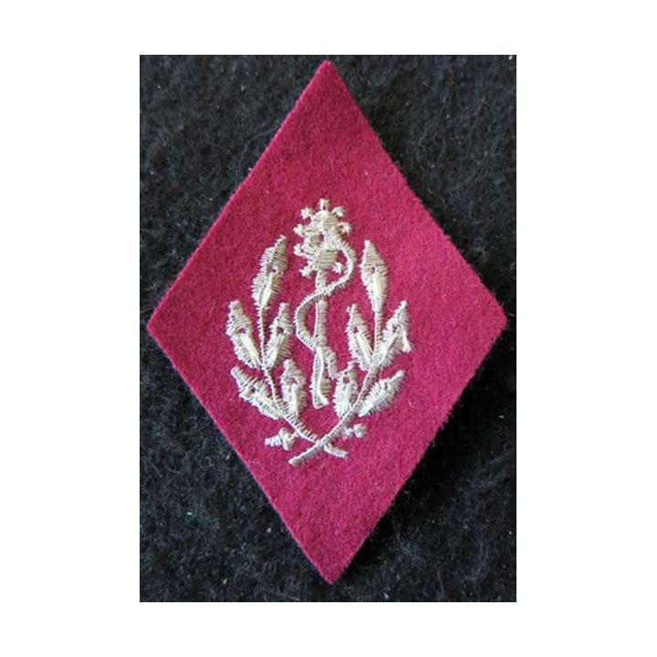 LOSANGE DE BRAS MODÈLE 45 :  auxiliaire sanitaire modèle  troupe du Service de santé des armées