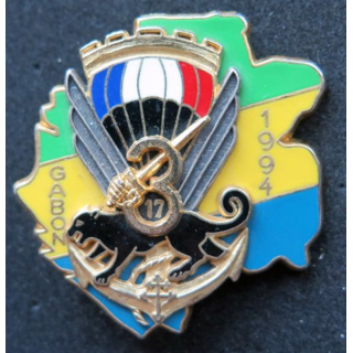 17° RGP 3° compagnie du 17° régiment du génie para Gabon 1994 Ballard