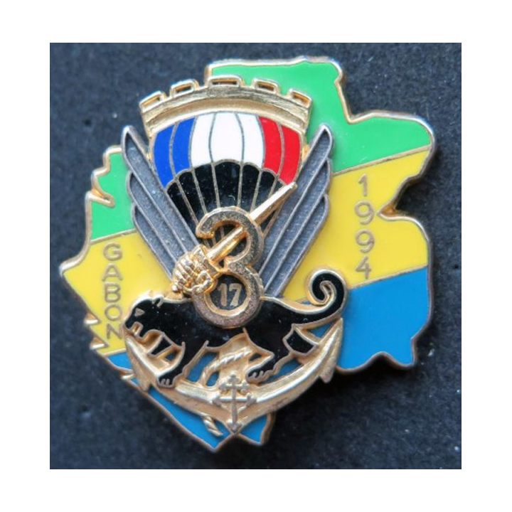 17° RGP 3° compagnie du 17° régiment du génie para Gabon 1994 Ballard