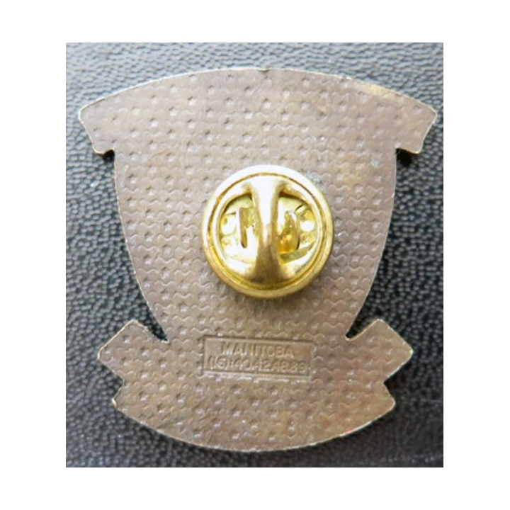 Insigne pin's du 4° commando Kieffer Ouistrham 6.6.1944 fabrication Manitoba