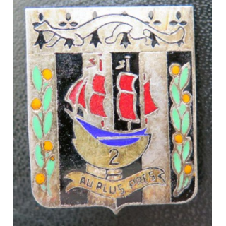 2° RI : 2° régiment d’infanterie Drago G. 427 hermine au plus près