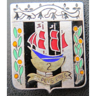 2° RI : 2° régiment d’infanterie Drago G. 427 hermine au plus près