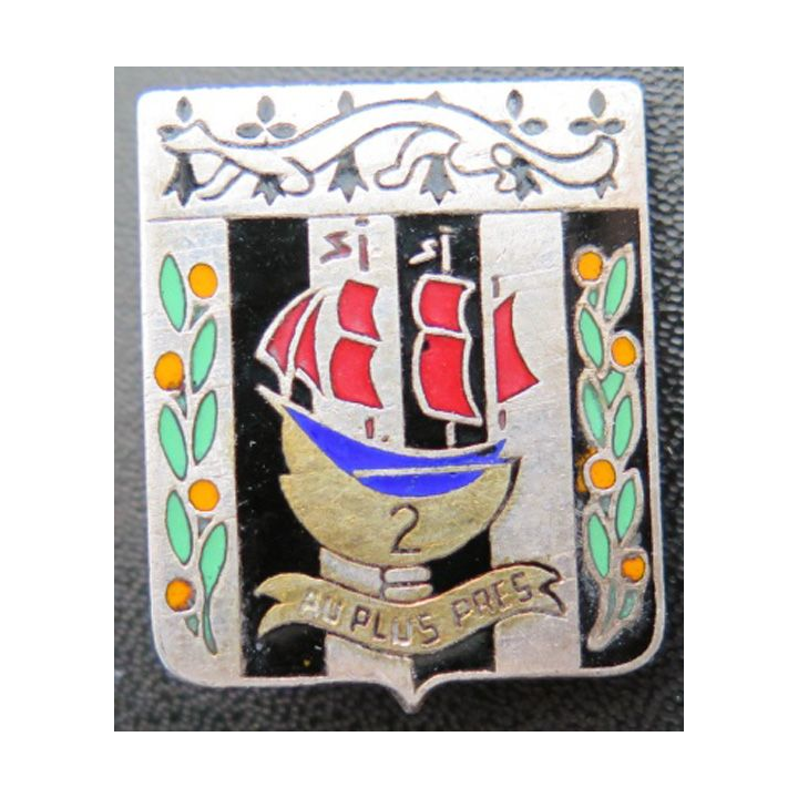 2° RI : 2° régiment d’infanterie Drago G. 427 hermine au plus près