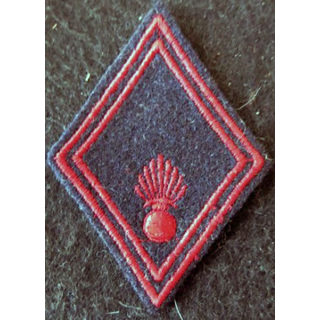 LOSANGE DE BRAS MODÈLE 45 : Centre instruction vétérinaire biologiste troupe du Service de santé des armées avant 1978