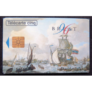 télécarte 5 unités Brest 1996 neuve sous blister