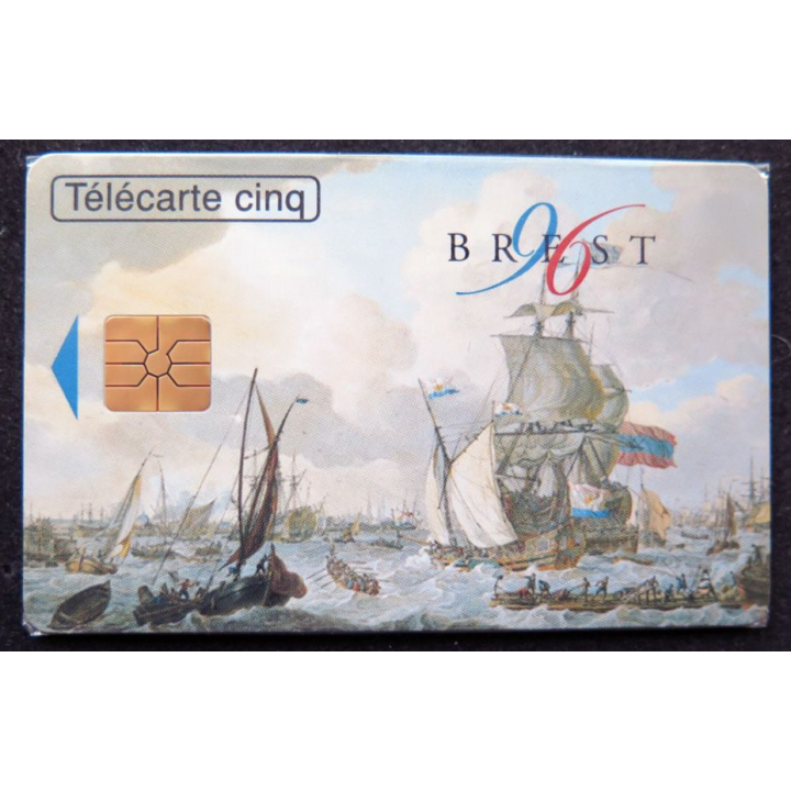 télécarte 5 unités Brest 1996 neuve sous blister