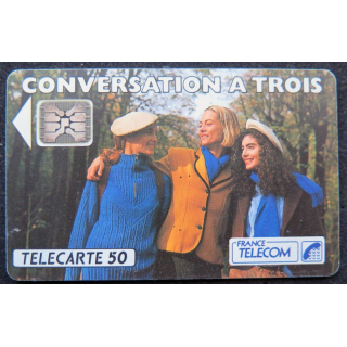 télécarte 50 unités France télécom Conversation à trois
