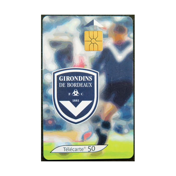 télécarte 50 unités France Télécoms Les Girondins de Bordeaux