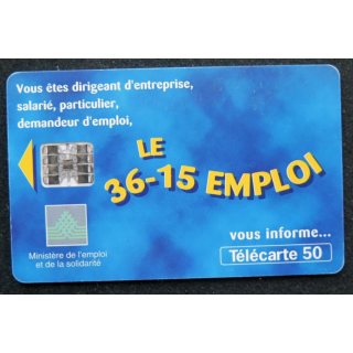 télécarte 50 unités France télécom le 36-15 emploi