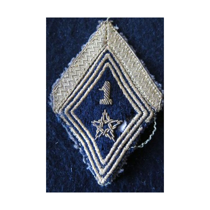 LOSANGE DE BRAS MODÈLE 45 :  sergent 1° régiment de spahis marocain AFN