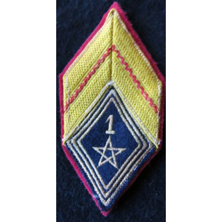 LOSANGE DE BRAS MODÈLE 45 :  caporal 1° régiment de spahis marocain FFA