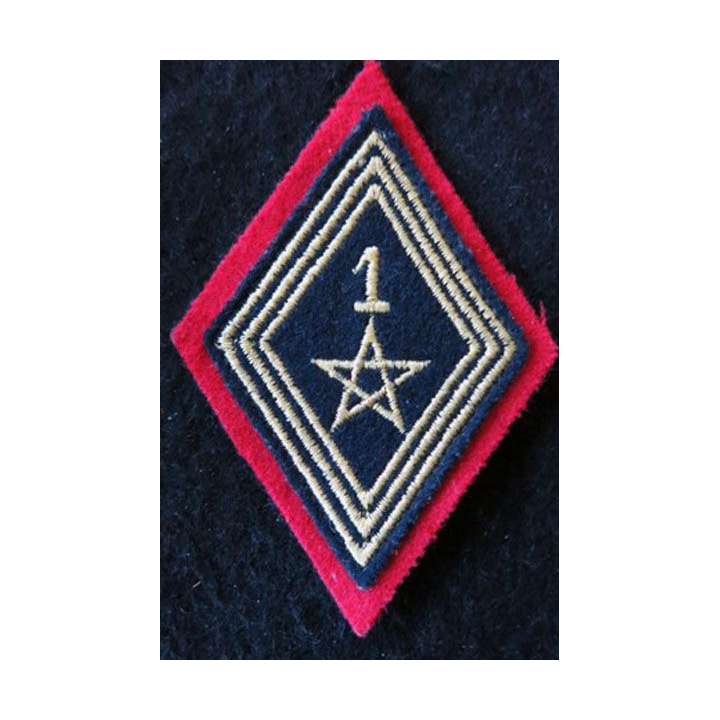 LOSANGE DE BRAS MODÈLE 45 : modèle troupe 1° régiment de spahis marocain actuel