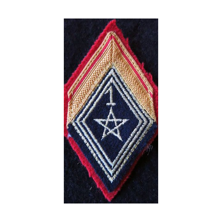LOSANGE DE BRAS MODÈLE 45 : Spahis de 1° classe 1° régiment de spahis marocain actuel