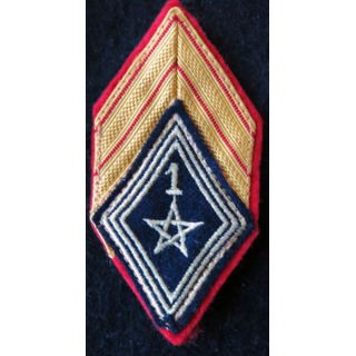 LOSANGE DE BRAS MODÈLE 45 : caporal (ADL) 1° régiment de spahis marocain actuel
