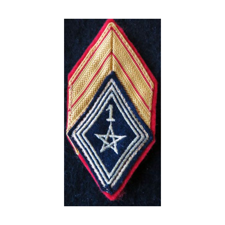 LOSANGE DE BRAS MODÈLE 45 : caporal (ADL) 1° régiment de spahis marocain actuel