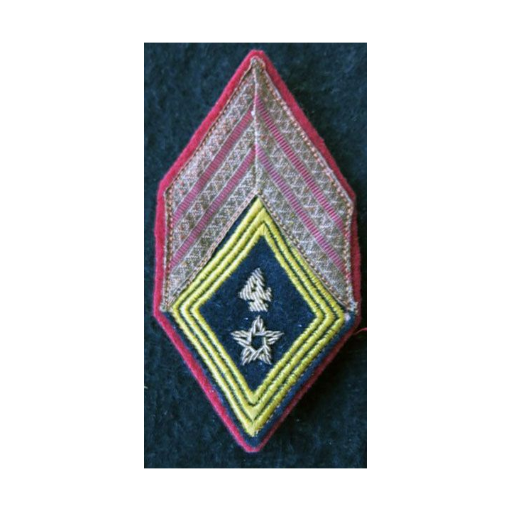 LOSANGE DE BRAS MODÈLE 45 : sergent chef du 4° régiment de spahis marocain de la 4° DIM AFN cannetille