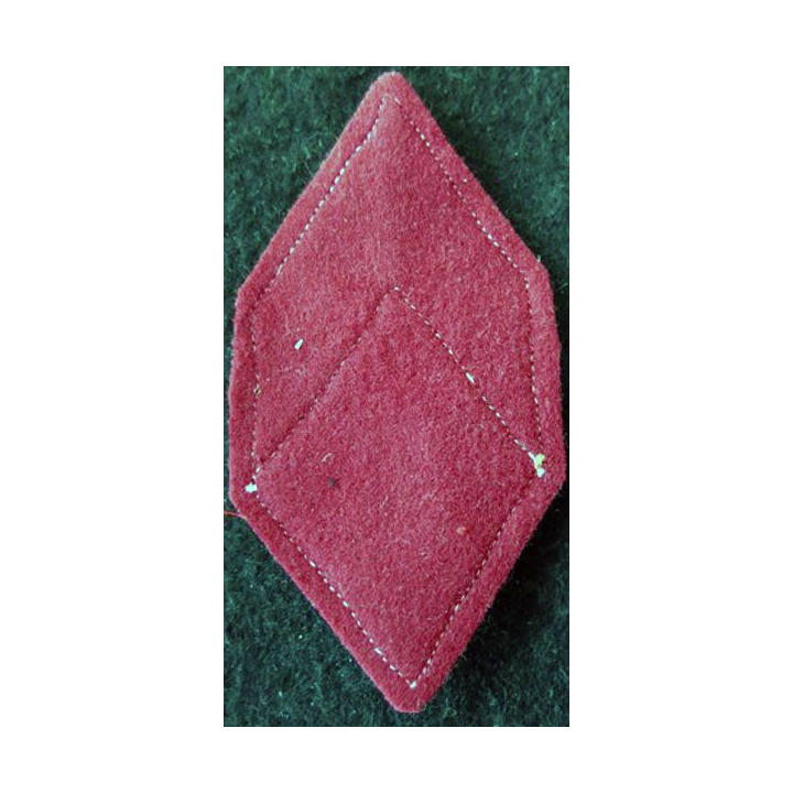 LOSANGE DE BRAS MODÈLE 45 : sergent chef du 4° régiment de spahis marocain de la 4° DIM AFN cannetille