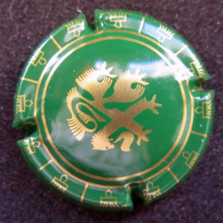 Capsule Muselet Union Champagne de Saint Gall n° 3 vert