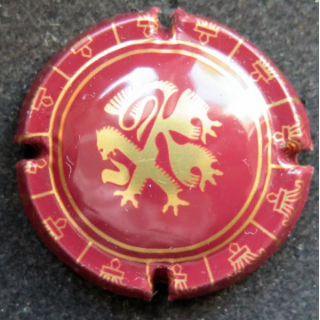 Capsule Muselet Union Champagne de Saint Gall n° 2 Bordeaux