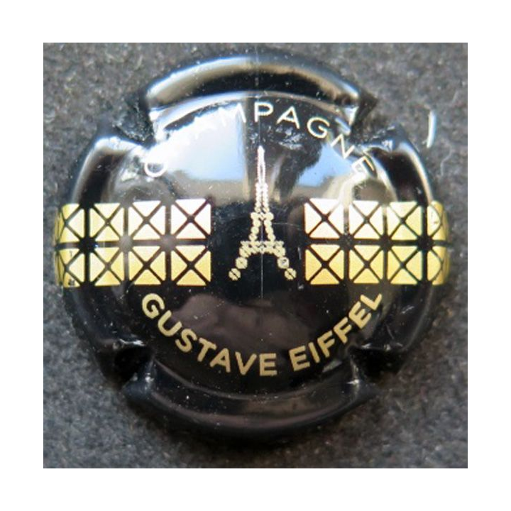 Capsule Muselet de bouteille de champagne Cattier Gustave Eiffel 