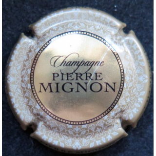 Capsule Muselet de champagne Pierre Mignon n° 151 or contour beige