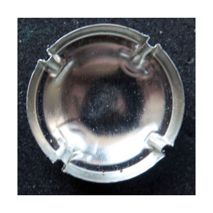 Capsule Muselet de champagne Delagne n°2 crème et noir lettres fines