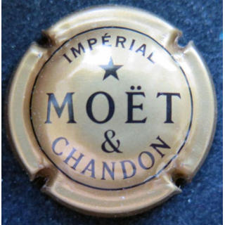 Capsule Muselet de champagne Moët & Chandon n° 224a or foncé Impérial