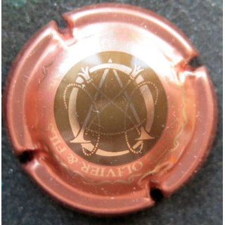 Capsule Muselet de champagne Vve OLIVIER et Fils n° 15 marron 