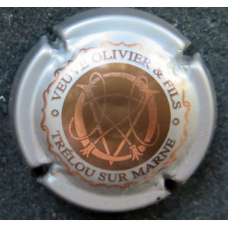 Capsule Muselet de bouteille de champagne Vve OLIVIER n° 14 