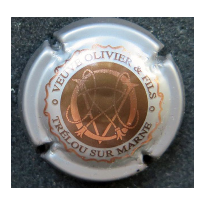 Capsule Muselet de bouteille de champagne Vve OLIVIER n° 14 