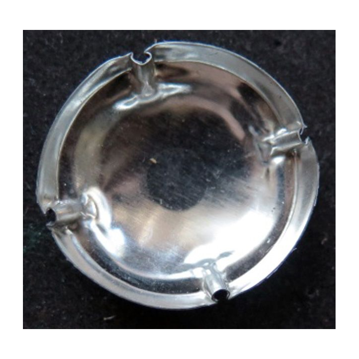 Muselet champagne Taittinger n° 119 brut, gris et blanc dessin épais