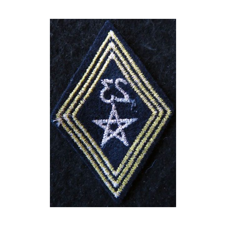 LOSANGE DE BRAS MODÈLE 45 :  modèle sous officiers 23° régiment de spahis marocain AFN 1952 à 1962