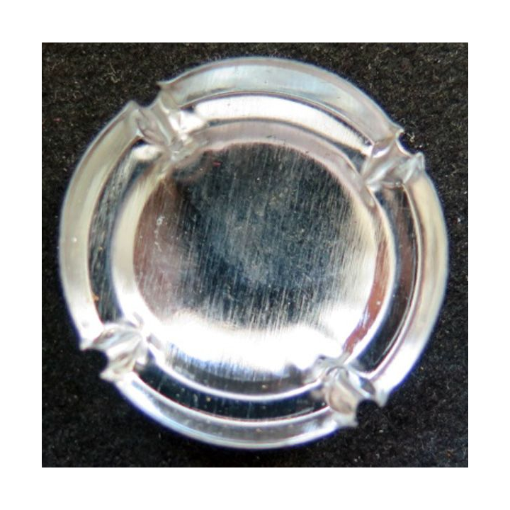 Capsule Muselet de bouteille de champagne Moutazrd bleu nuit et or
