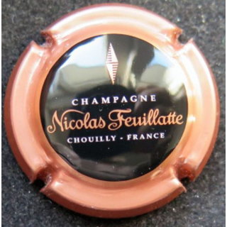 Capsule Muselet champagne Nicolas Feuillatte n° 50b ctr rosé centre noir