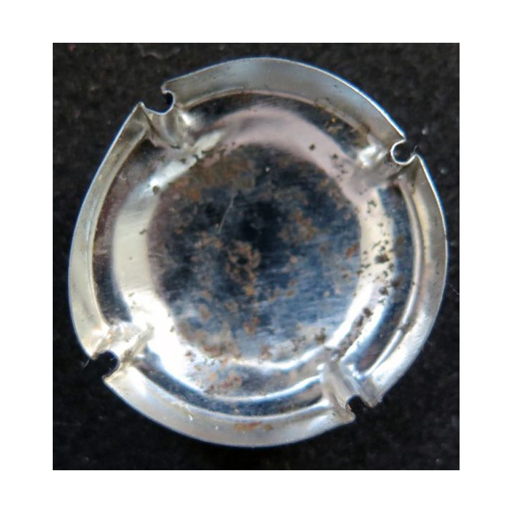 Capsule Muselet de champagne Parmantier Rigaut n° 8d gris et noir