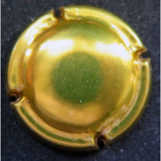 Capsule Muselet de bouteille de champagne dorée