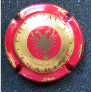 Capsule Muselet de bouteille de champagne Tsarine n° 2 Rouge et or