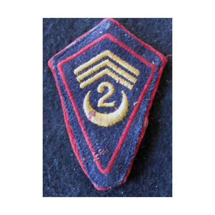 LOSANGE DE BRAS MODÈLE 45 :  modèle troupe 2° régiment de spahis algériens de reconnaissance Sidi-Bel-Abbès 1944