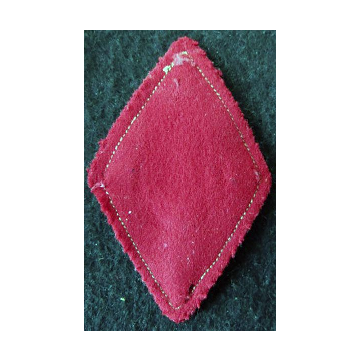 LOSANGE DE BRAS MODÈLE 45 :  modèle sous officiers 1° régiment de spahis algériens Médéa 1946 cannetille