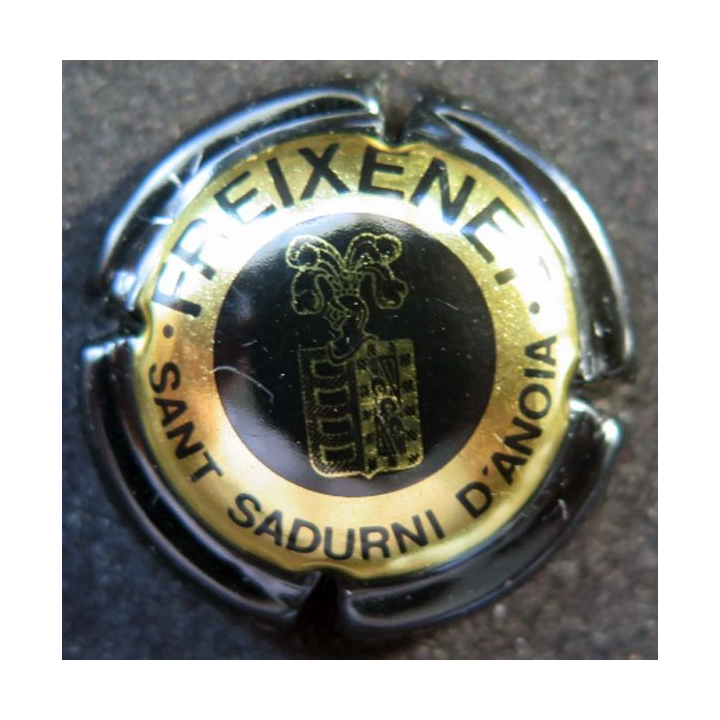 Capsule Muselet de bouteille de Freixenet contour noir