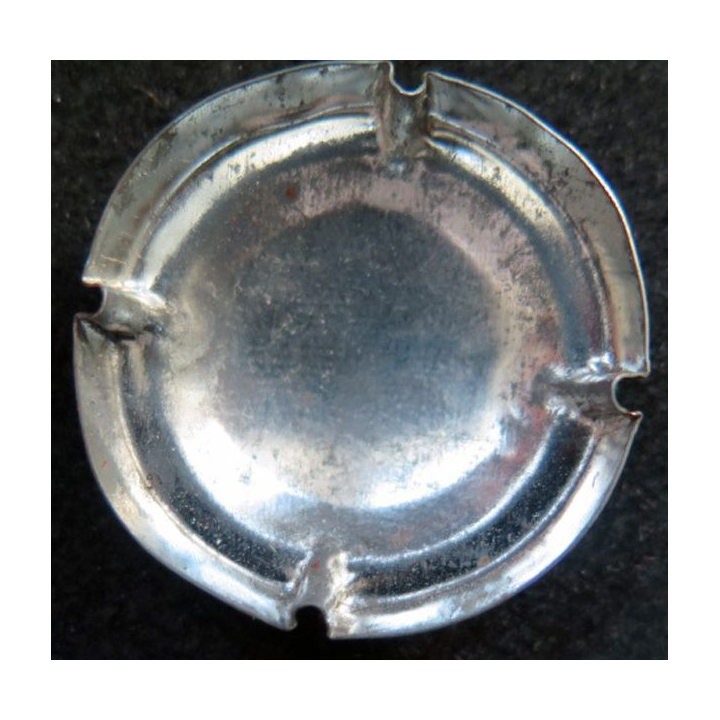 Capsule Muselet de bouteille de champagne Gabriel Fresne n° 2 vert et or