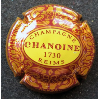 Capsule Muselet de bouteille de champagne Chanoine n° 4 lettres rouges