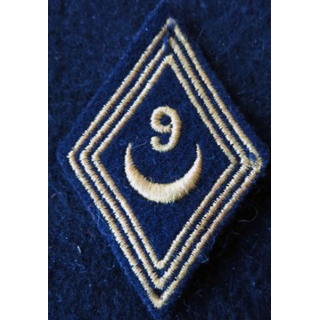 LOSANGE DE BRAS MODÈLE 45 :  modèle troupe 9° escadron de spahis algériens AFN 1956